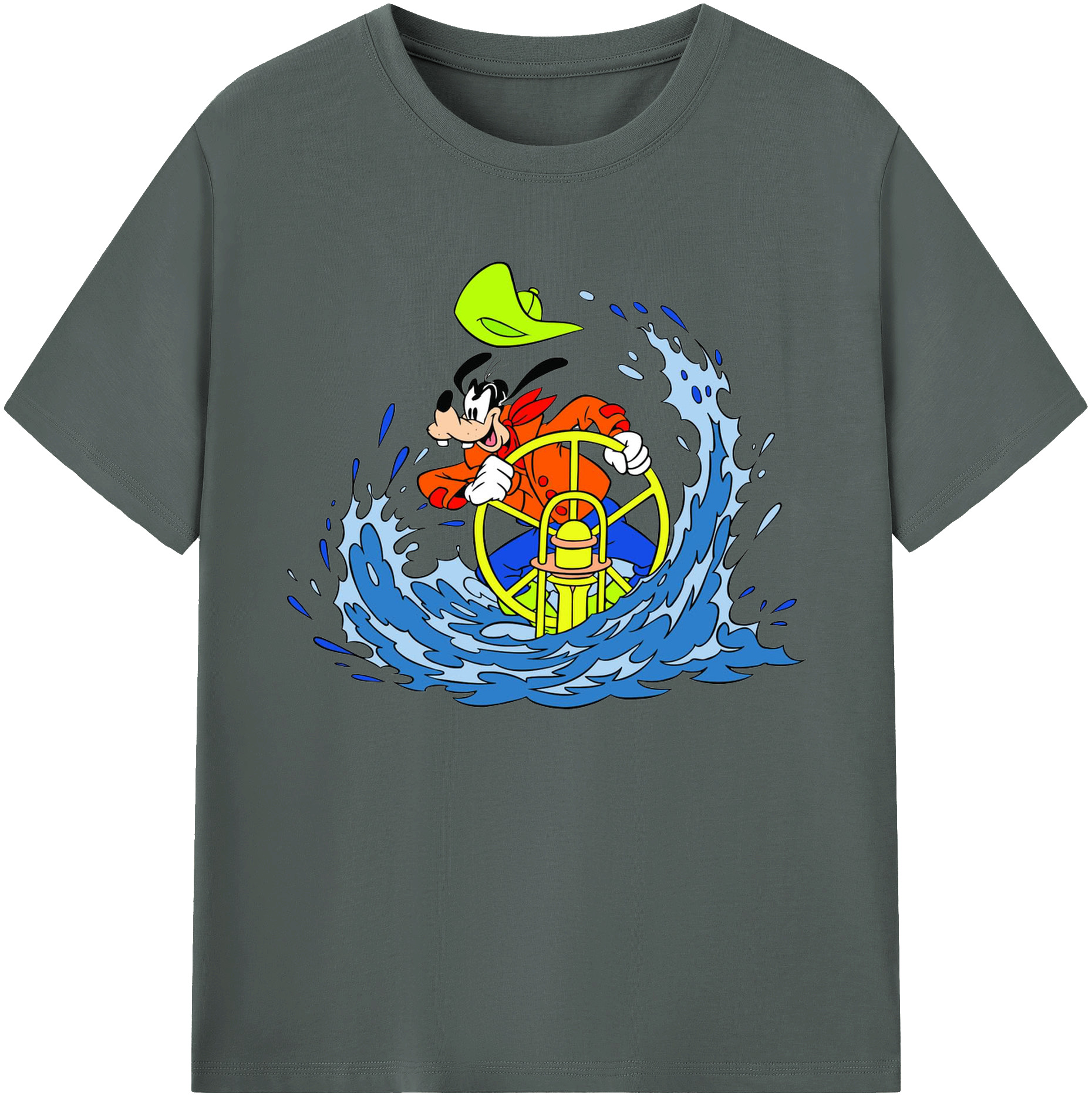 ミッキーマウス Mickey Mouse 綿100％ メンズ半袖Tシャツ｜肌触りやわらか＆通気性